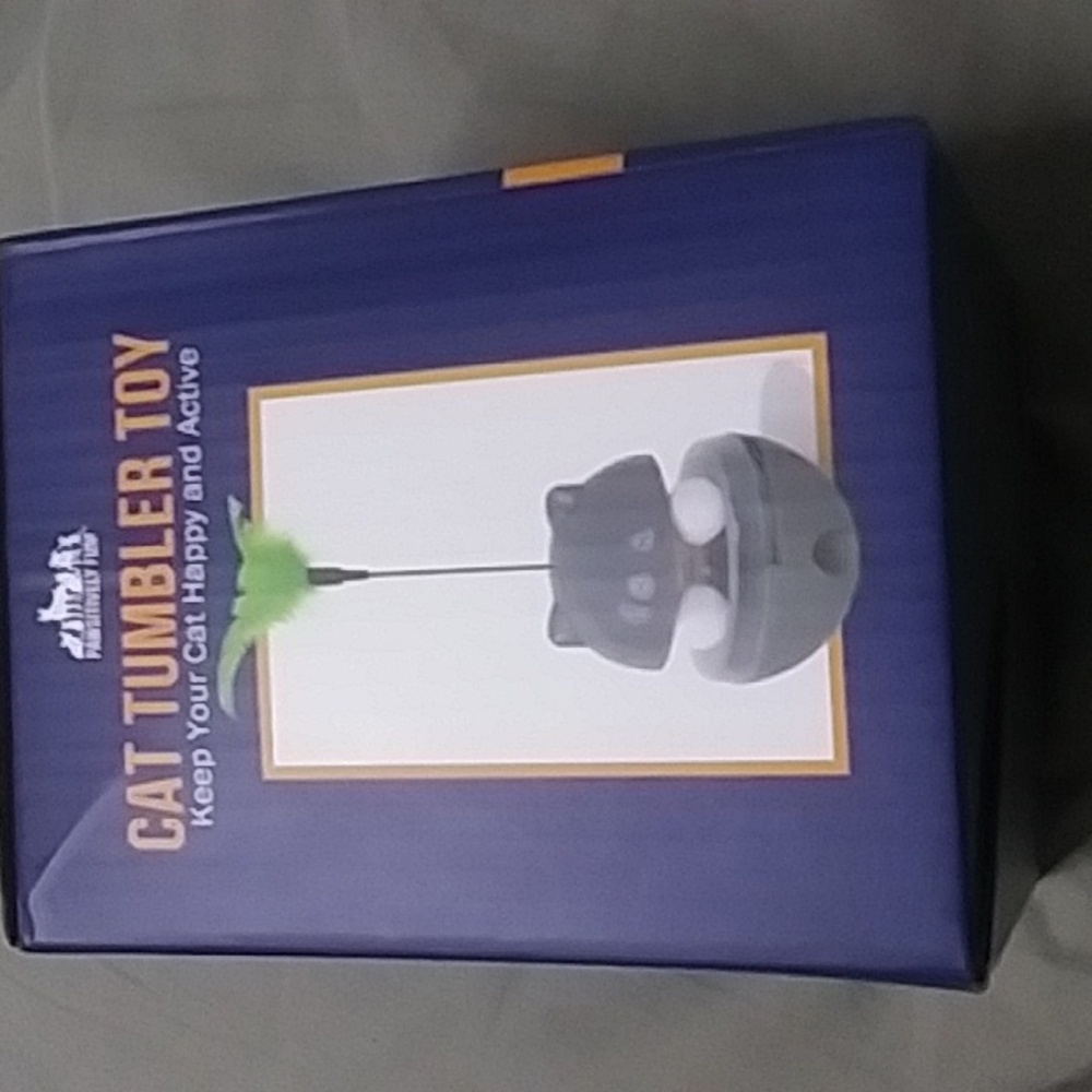 Cat Tumbler Toy. Pawsitively Fun!!